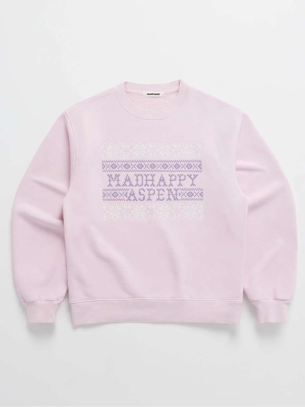 Madhappy Aspen Needlepoint Fleece Crewneck